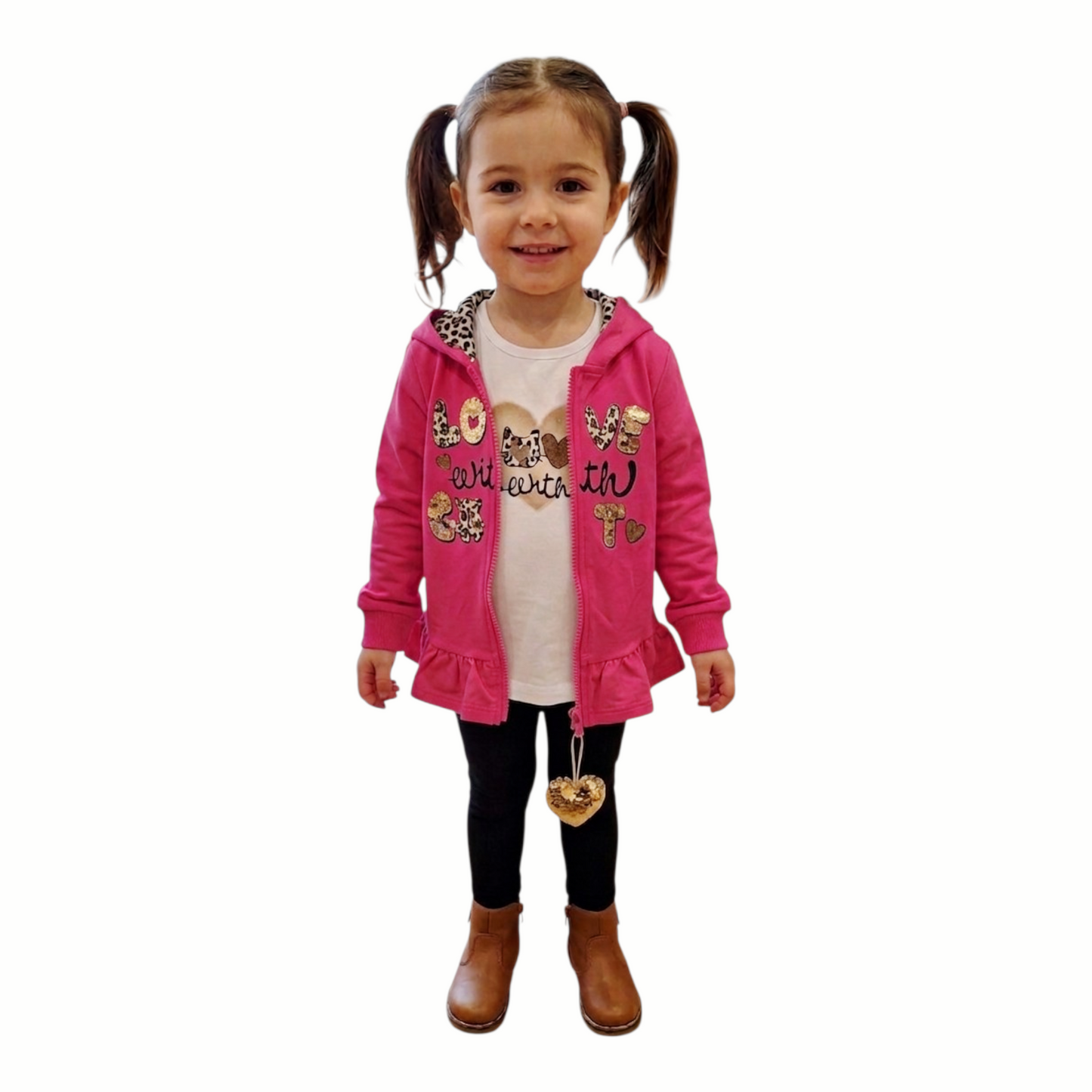 Completo Bambina Love Cat