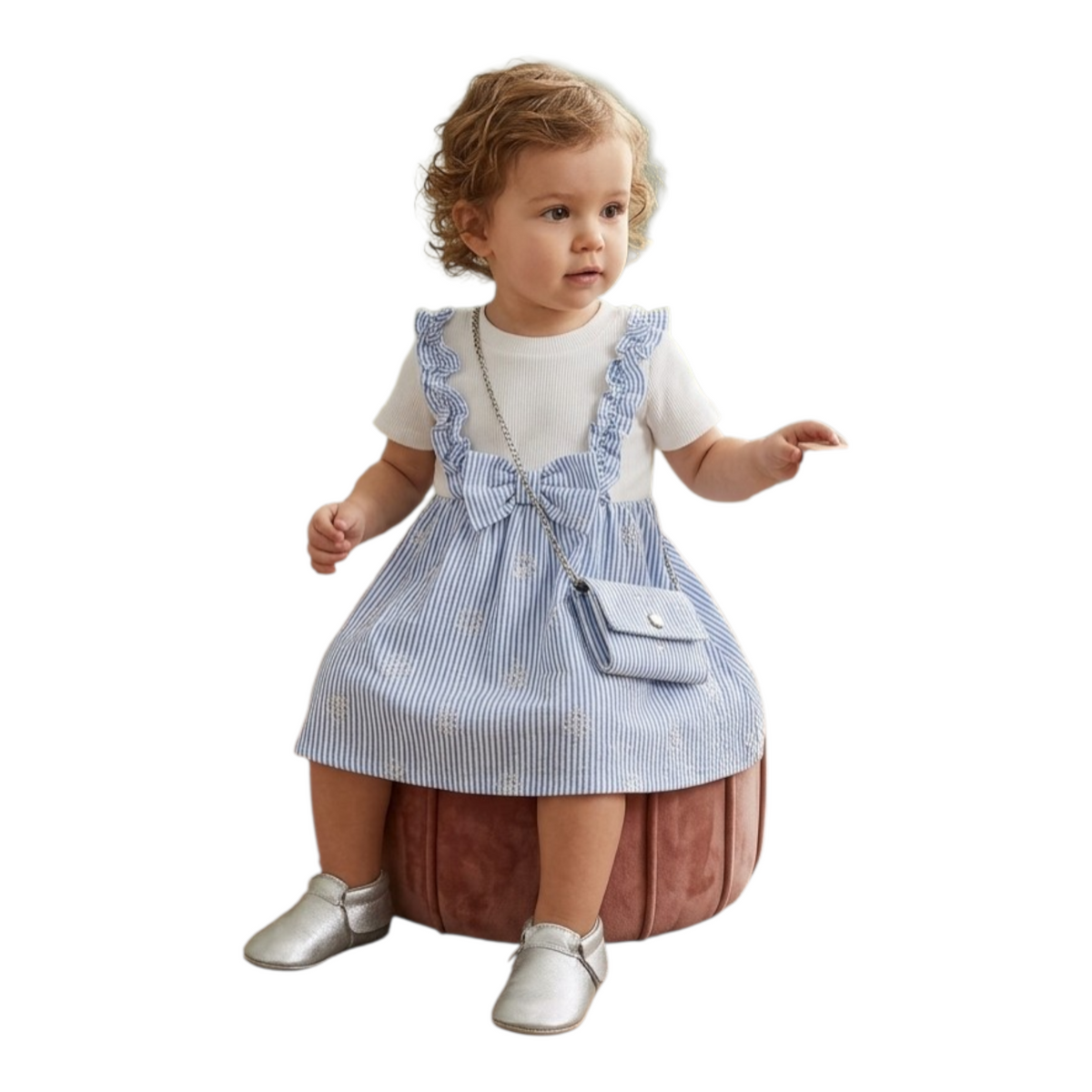 Abito Baby Strass