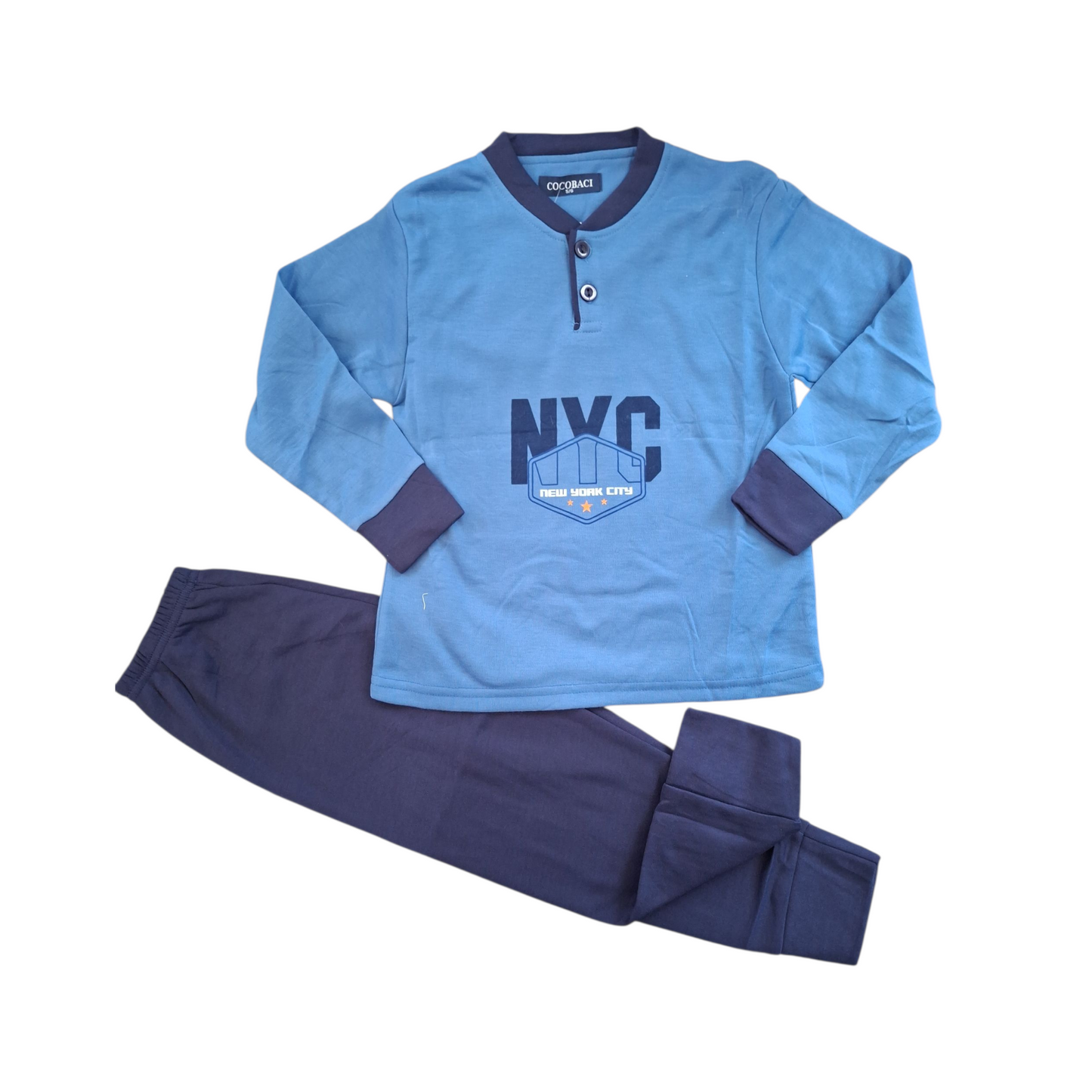 Pigiama Bambino in Cotone Felpato