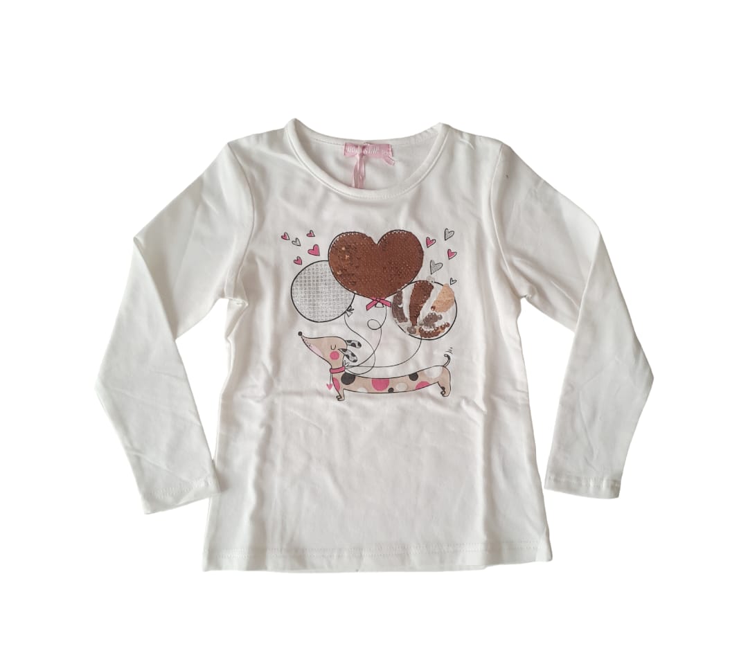 T-shirt Bimba Bassottino