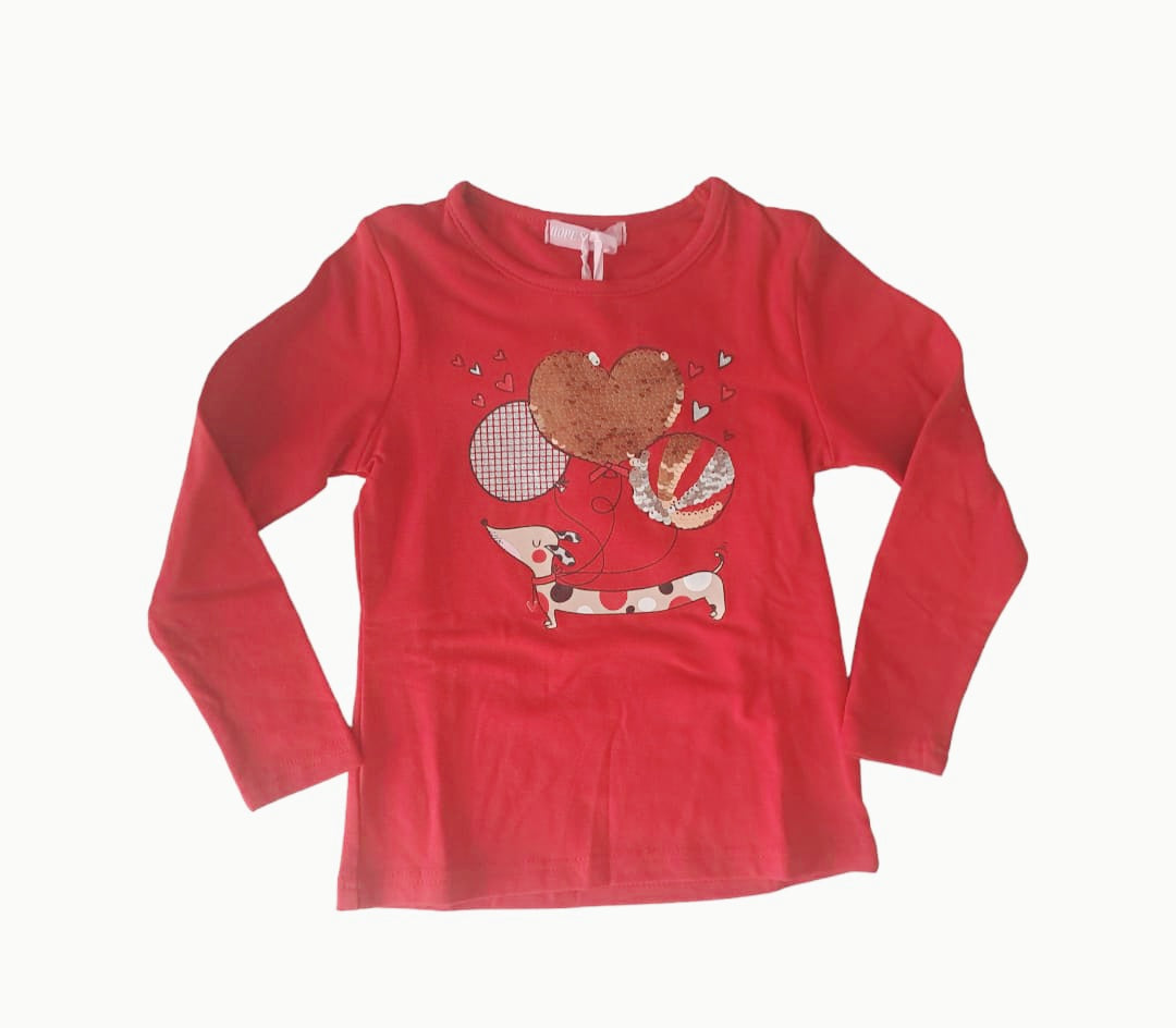 T-shirt Bimba Bassottino
