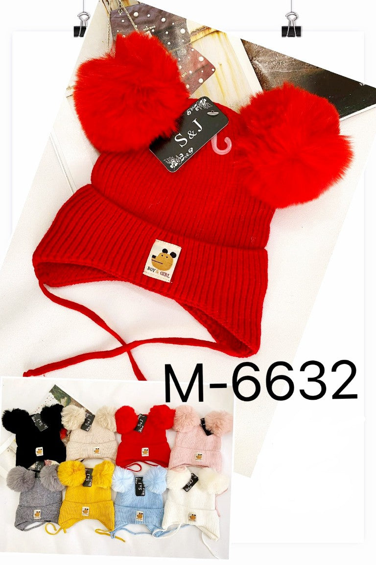 Cuffia Pon Pon con Laccetti