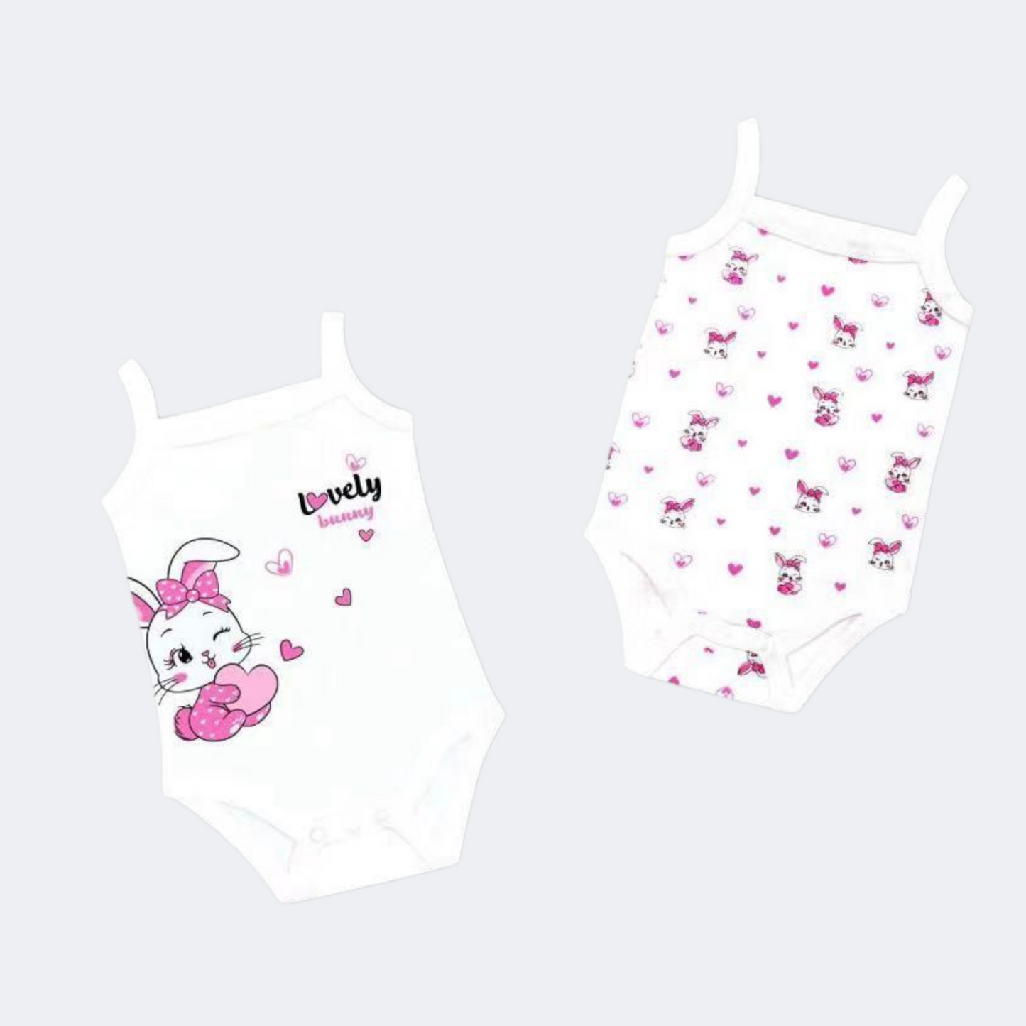 Body Bimba a Spallina - Confezione da 2 Body