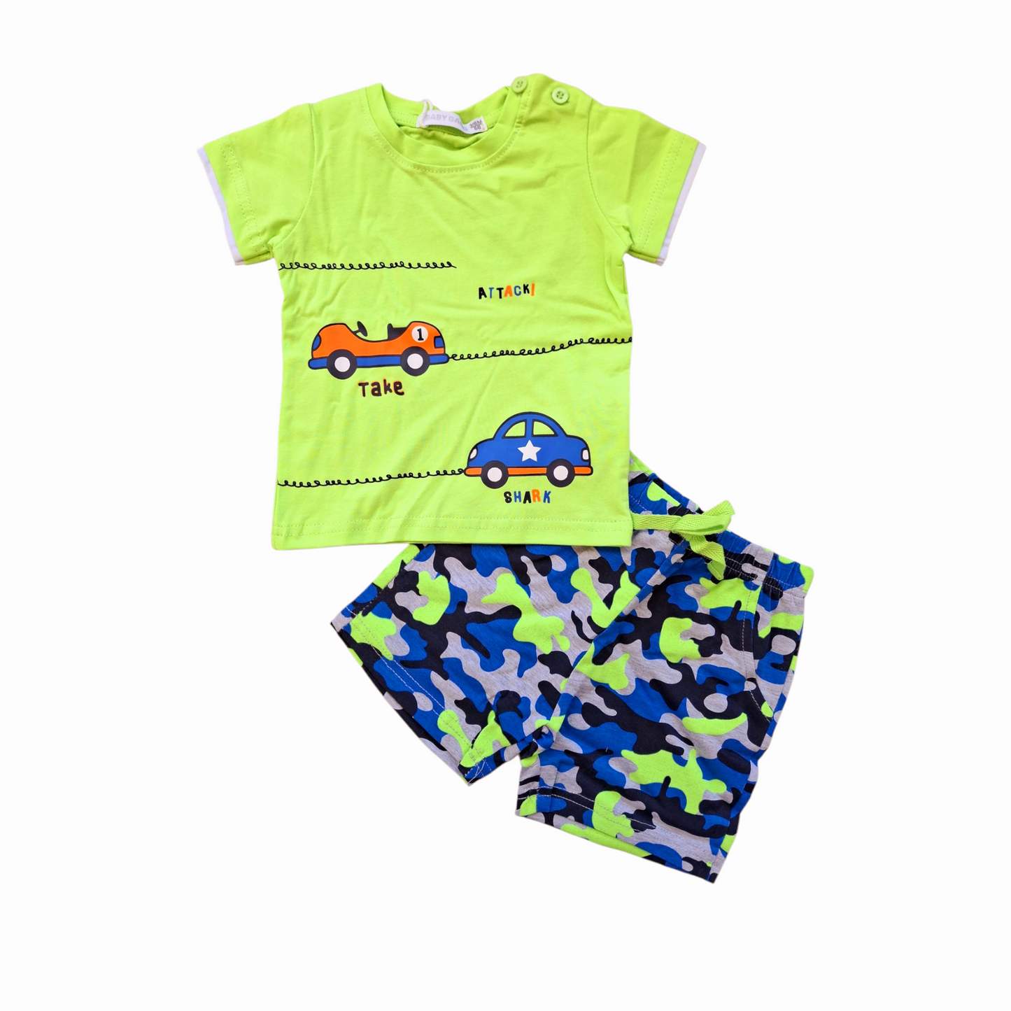 Completo Neonato Mimetico