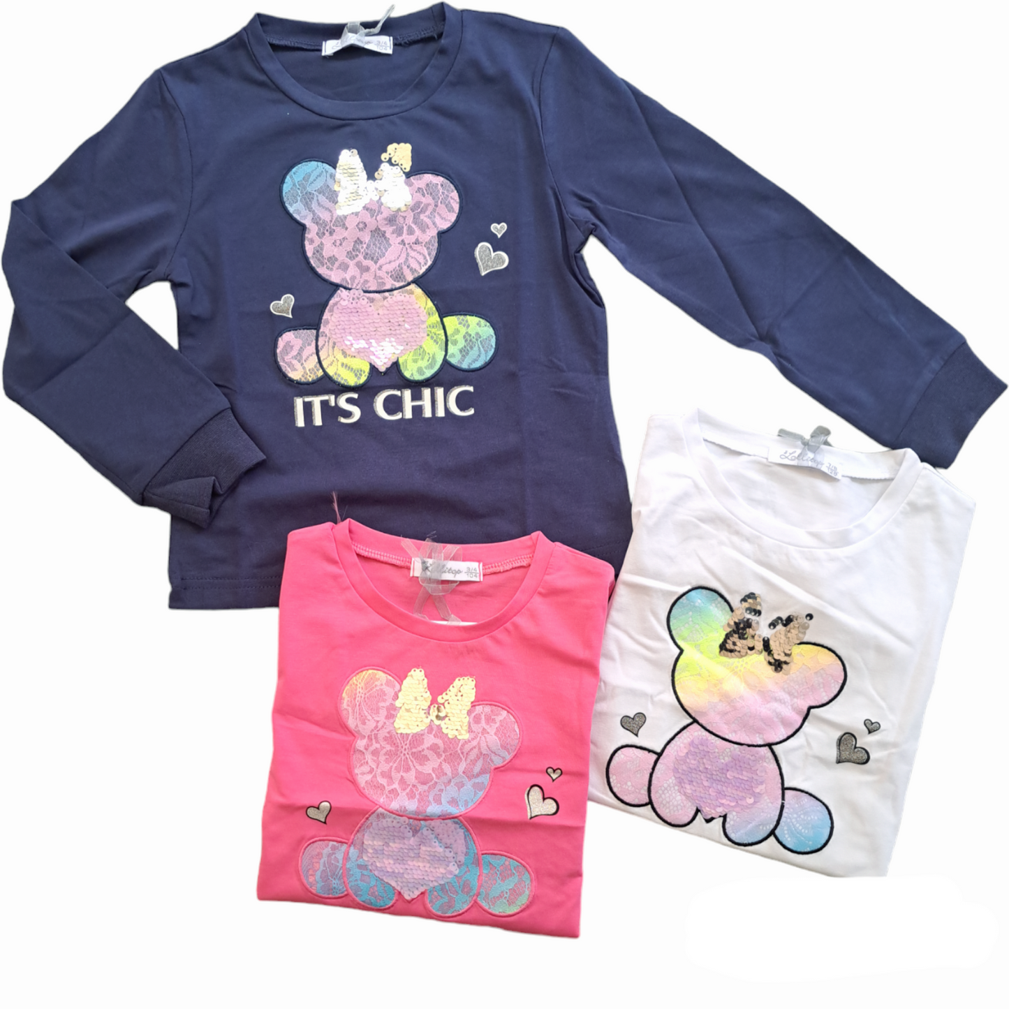 Maglietta Bimba Orsetto