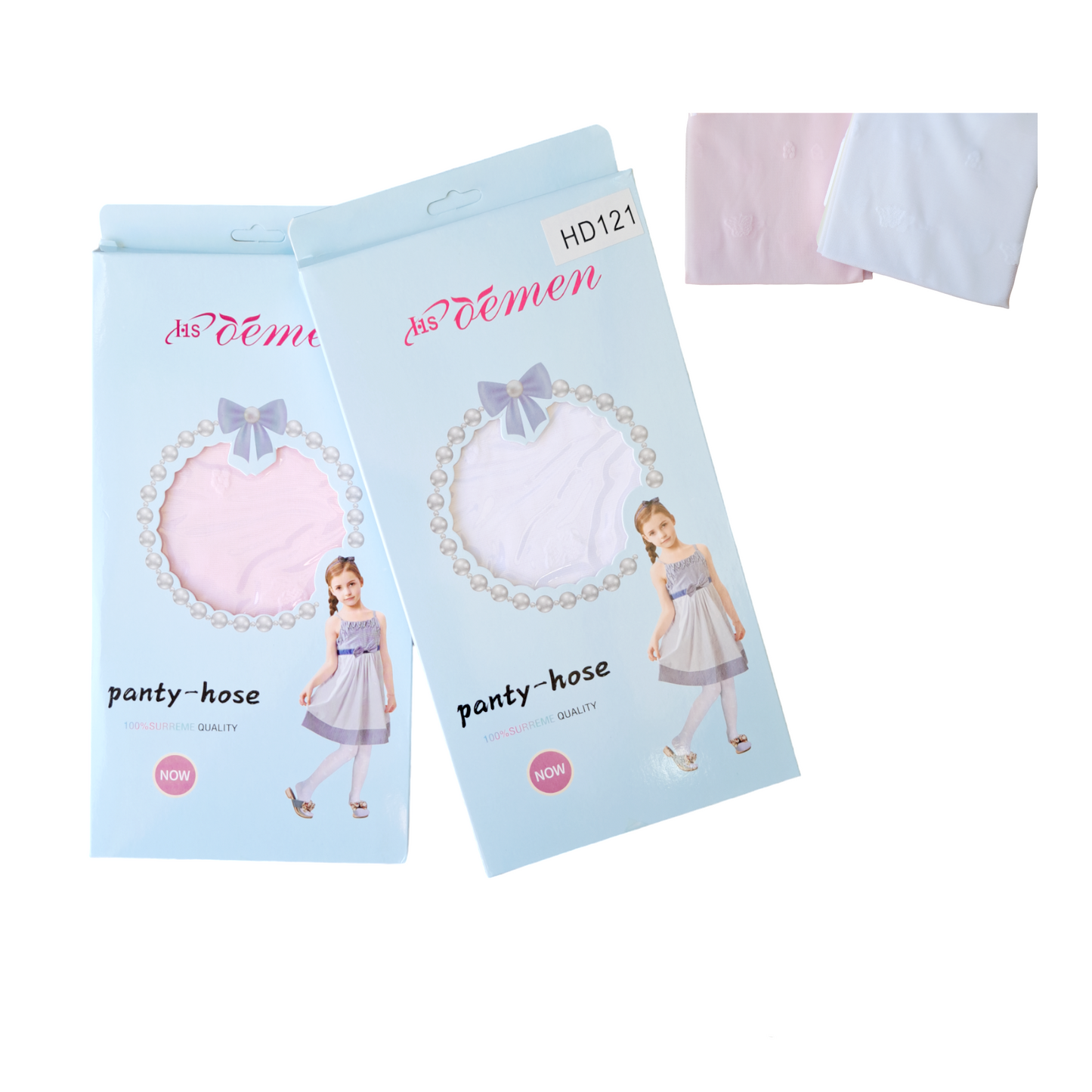 Collant Velate da Bambina Ricamate