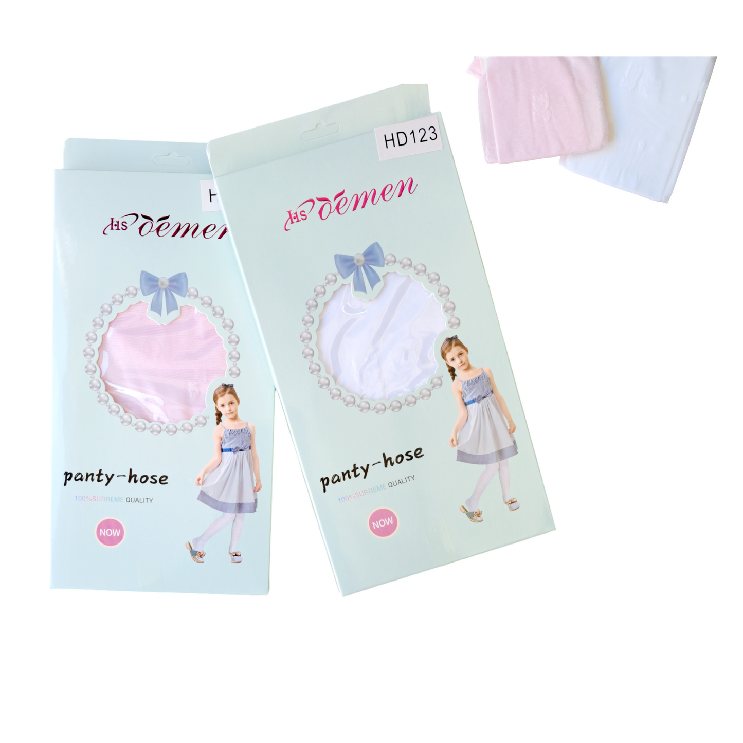 Collant Velate da Bambina Ricamate