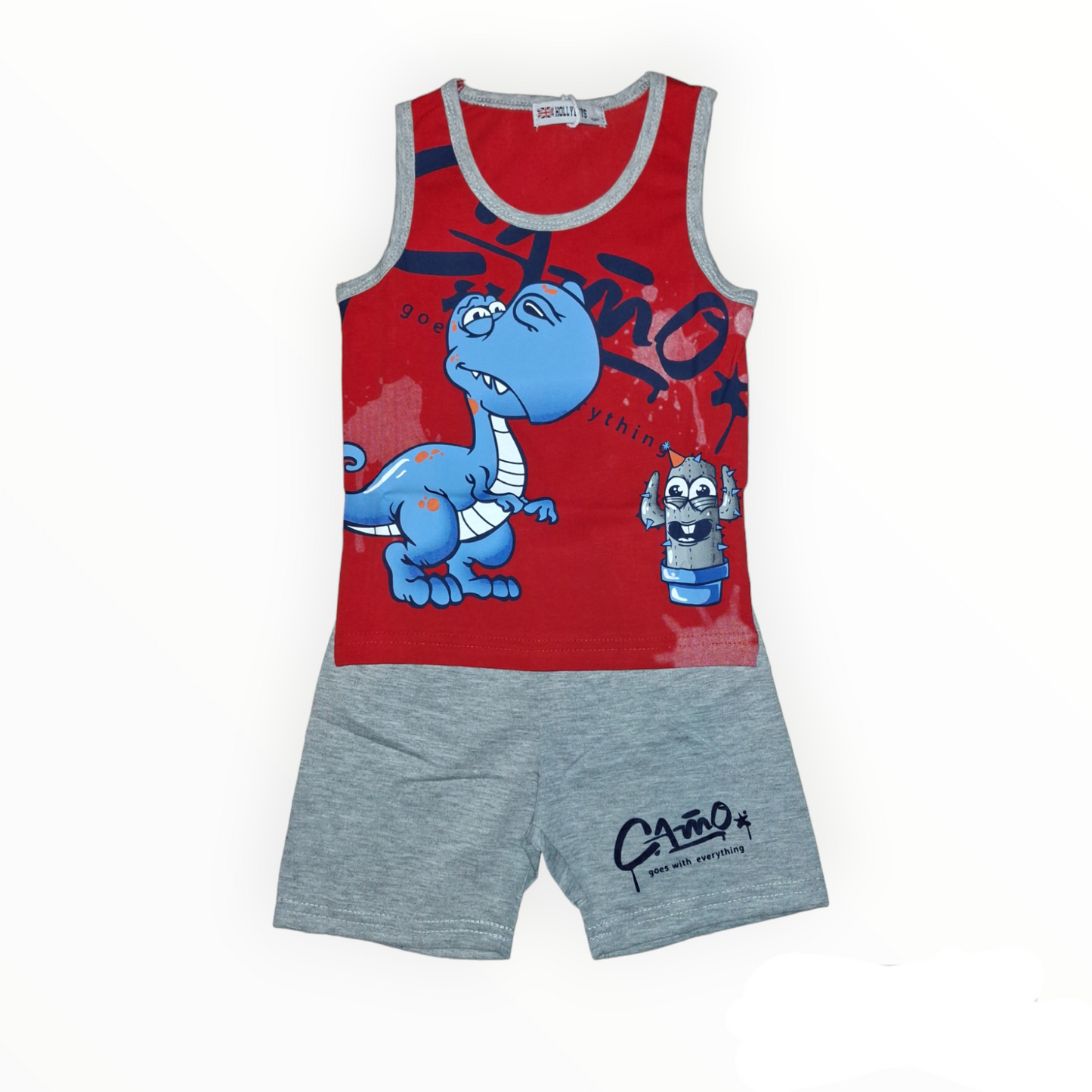Completo Baby a Canottiera T-Rex