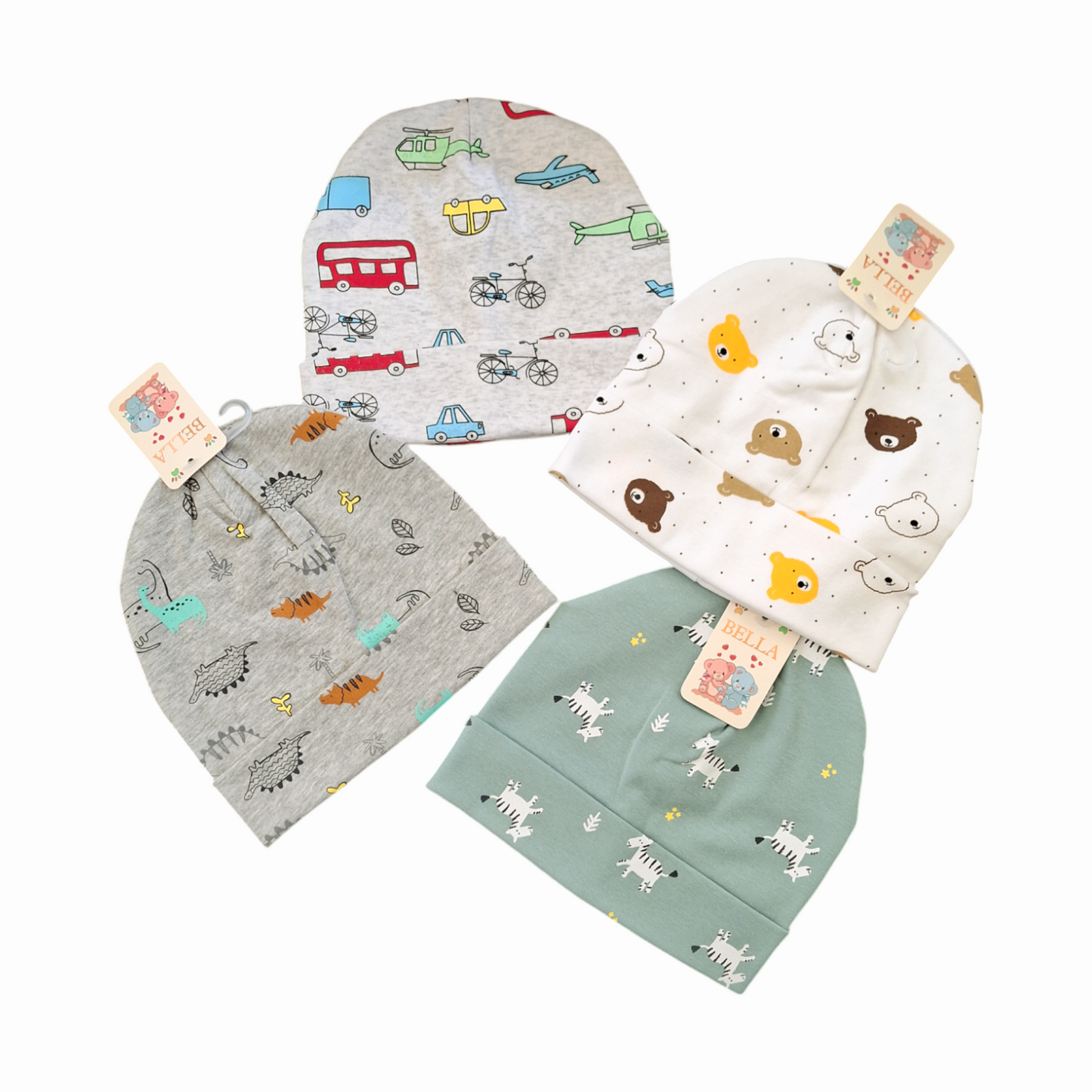 Cuffia cotone Fantasia Baby Bimbo