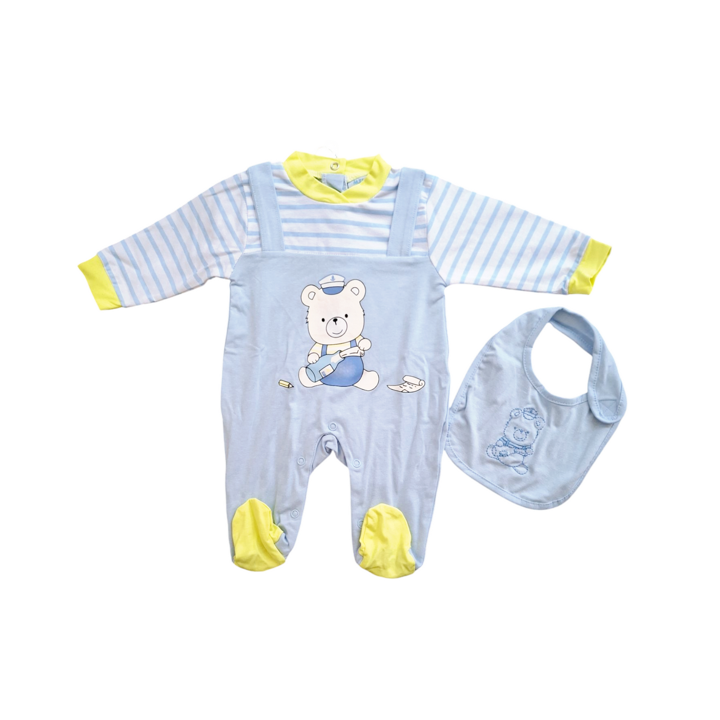 Tutina Cotone Neonato Orsetto