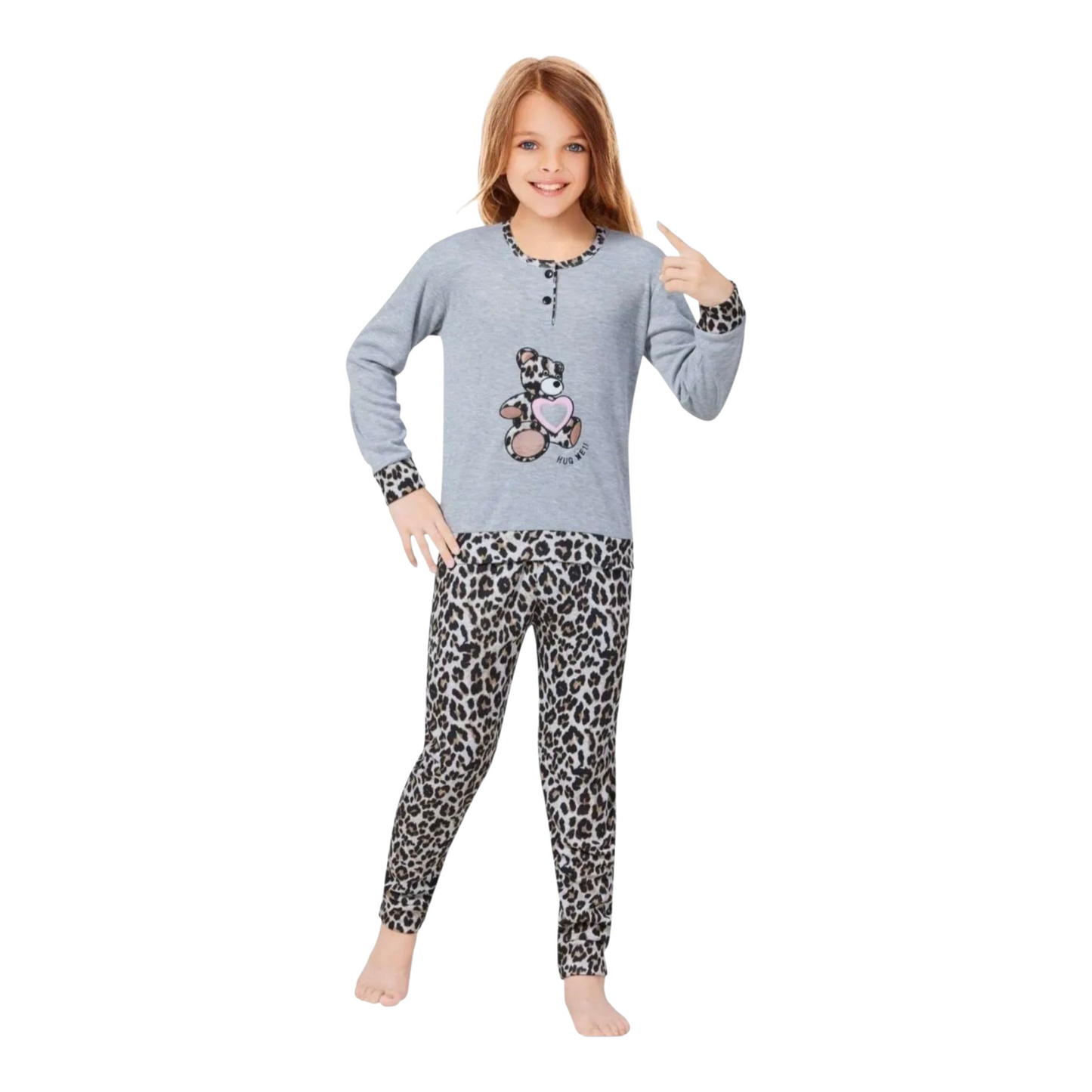 Pigiama Bambina in Cotone Felpato