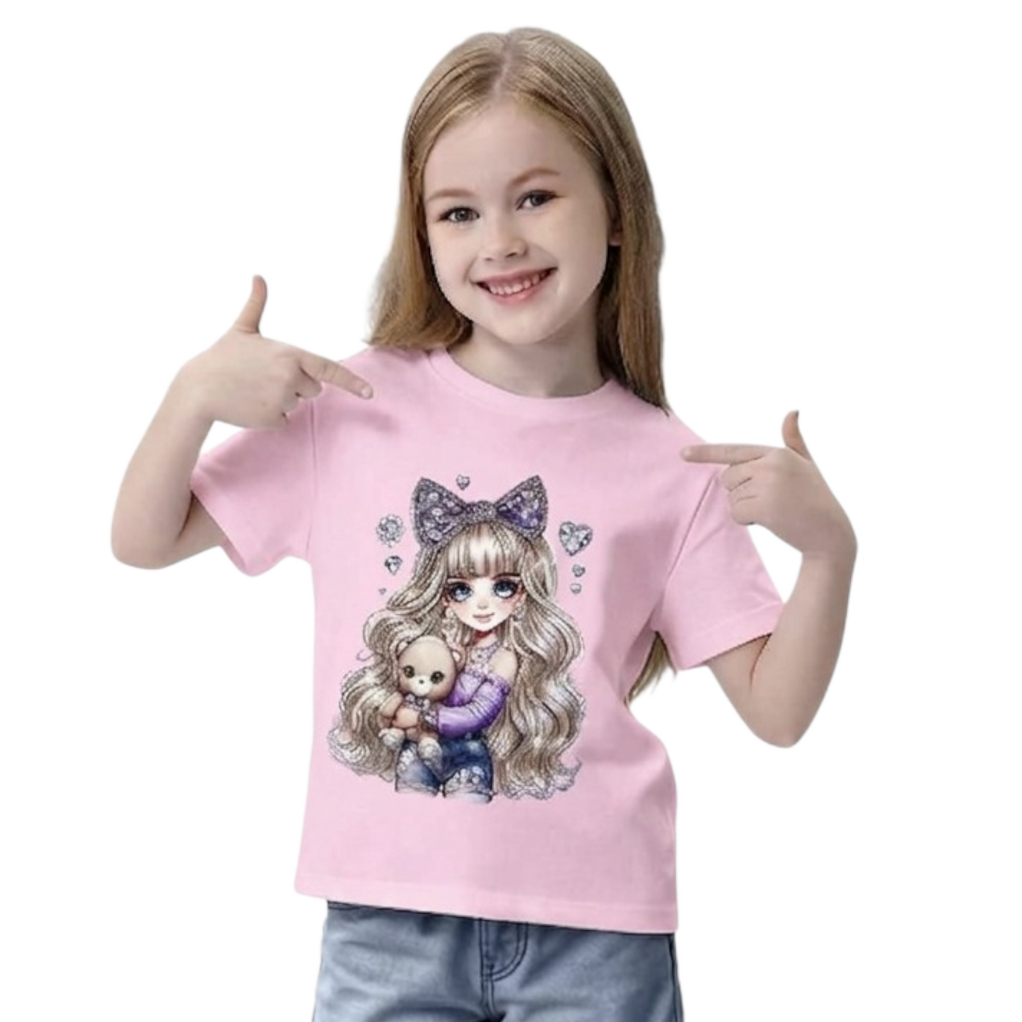 T-shirt Bimba Glamour