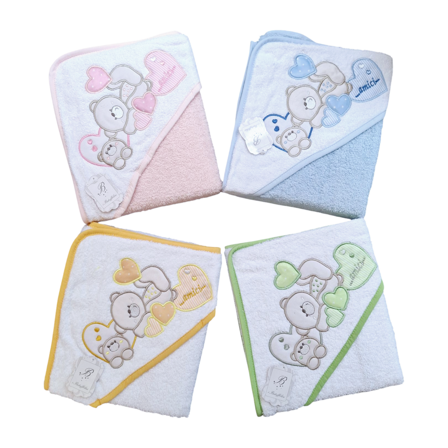 Accappatoio Quadrato Per Neonato