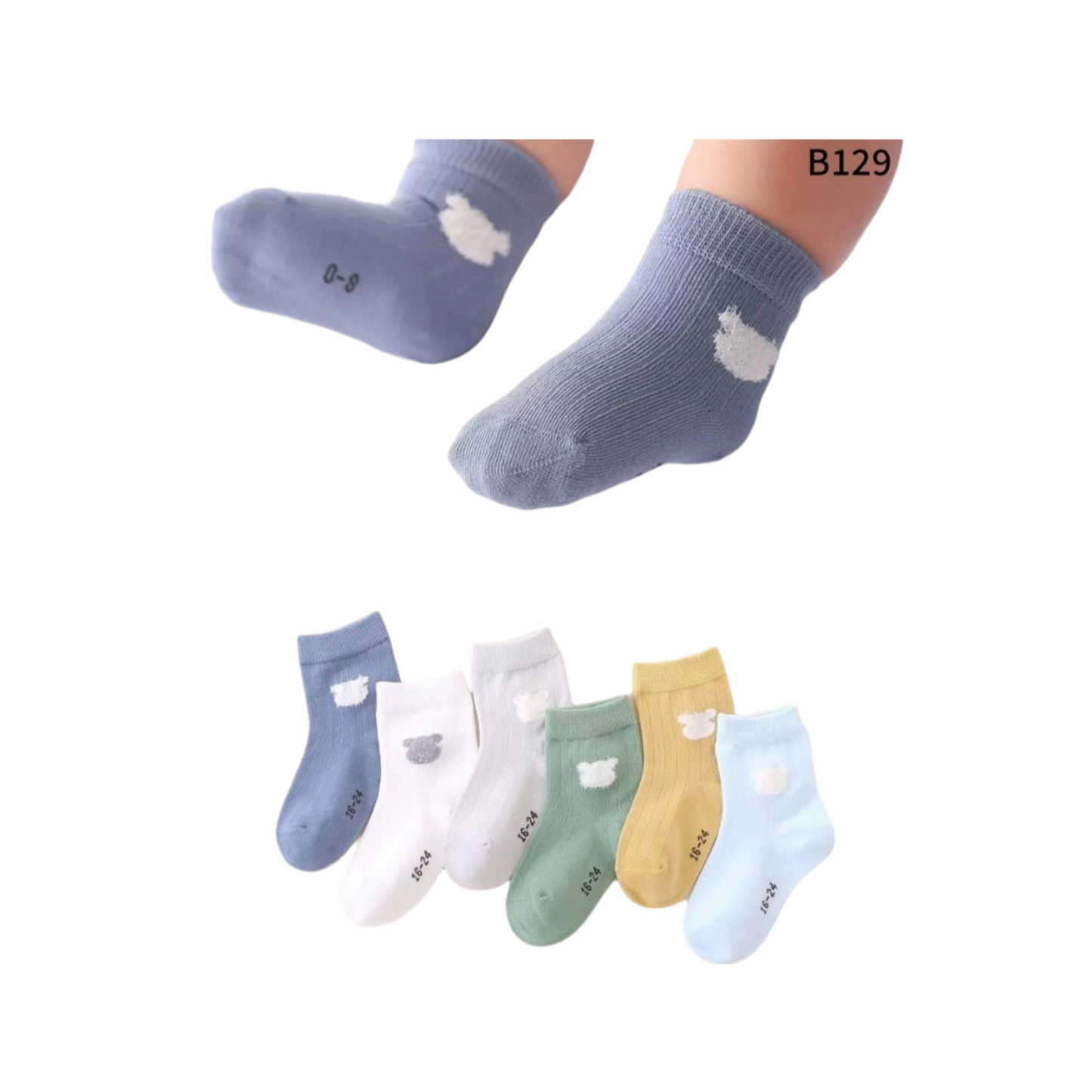 Calza Corta Baby Bimbo - Confezione d 3 paia