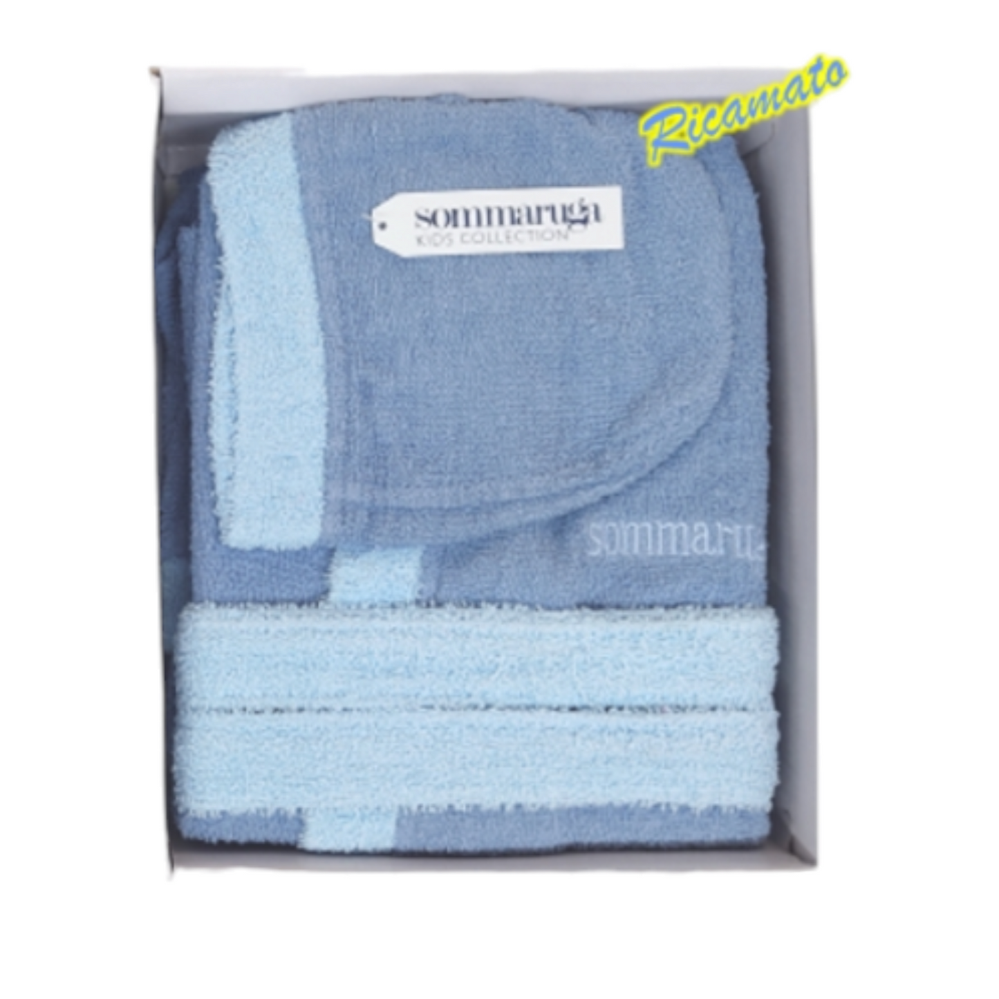 Accappatoio in Spugna di Cotone per Bambino