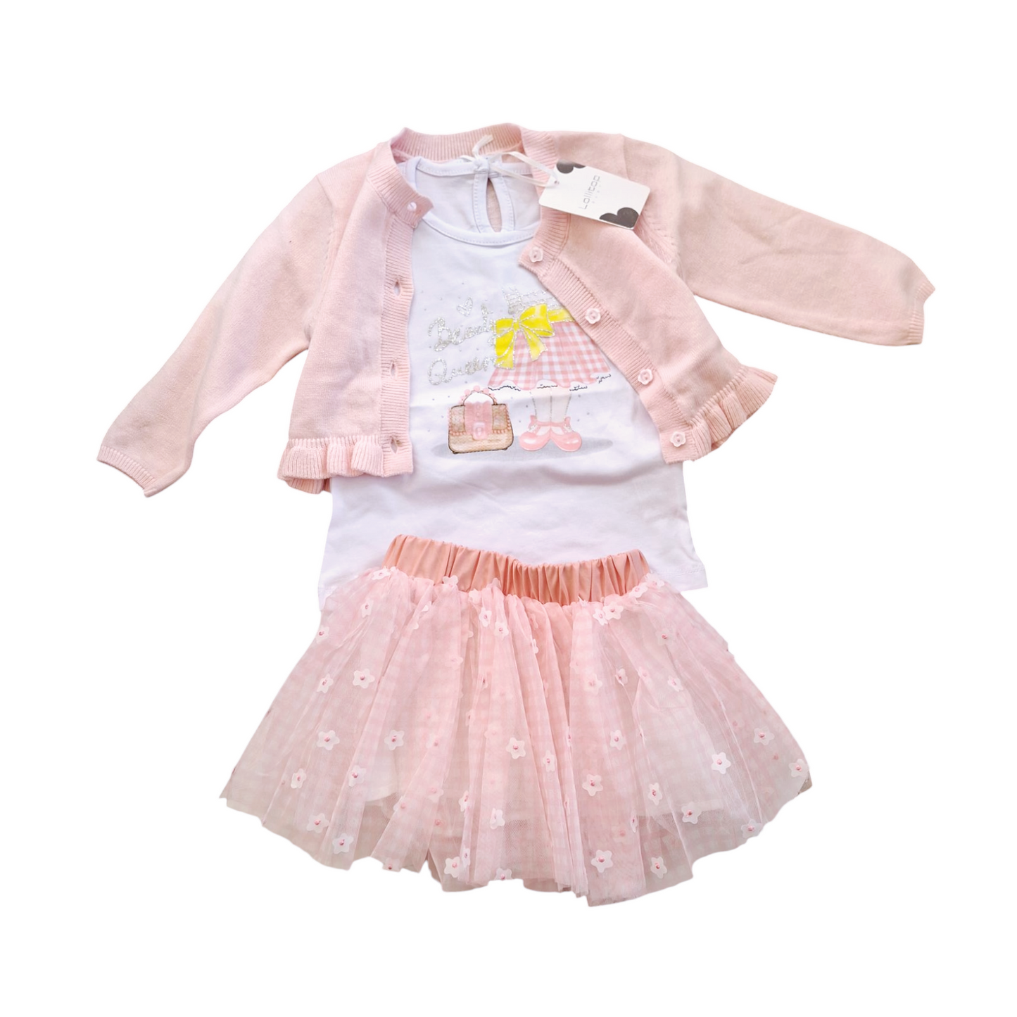 Completo Bimba con Golfino e Gonna