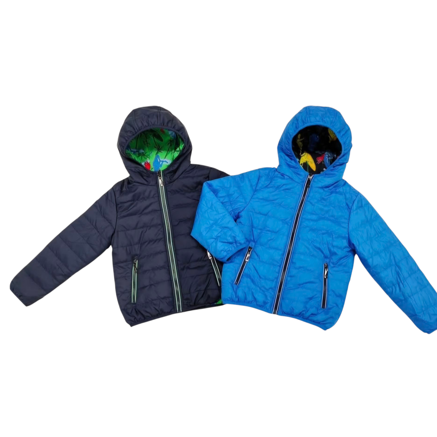 Giacca 100g Reversibile Dinosauri