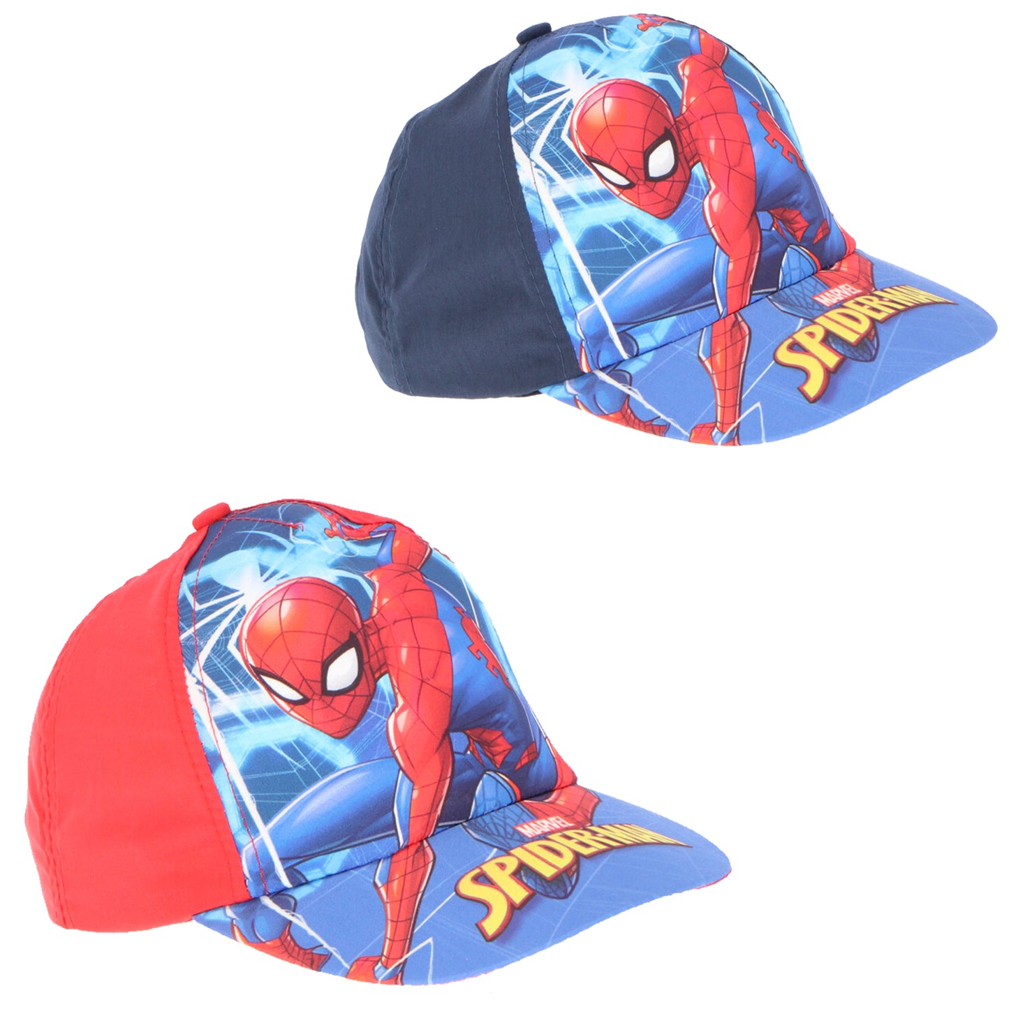 Cappello con visiera Spiderman