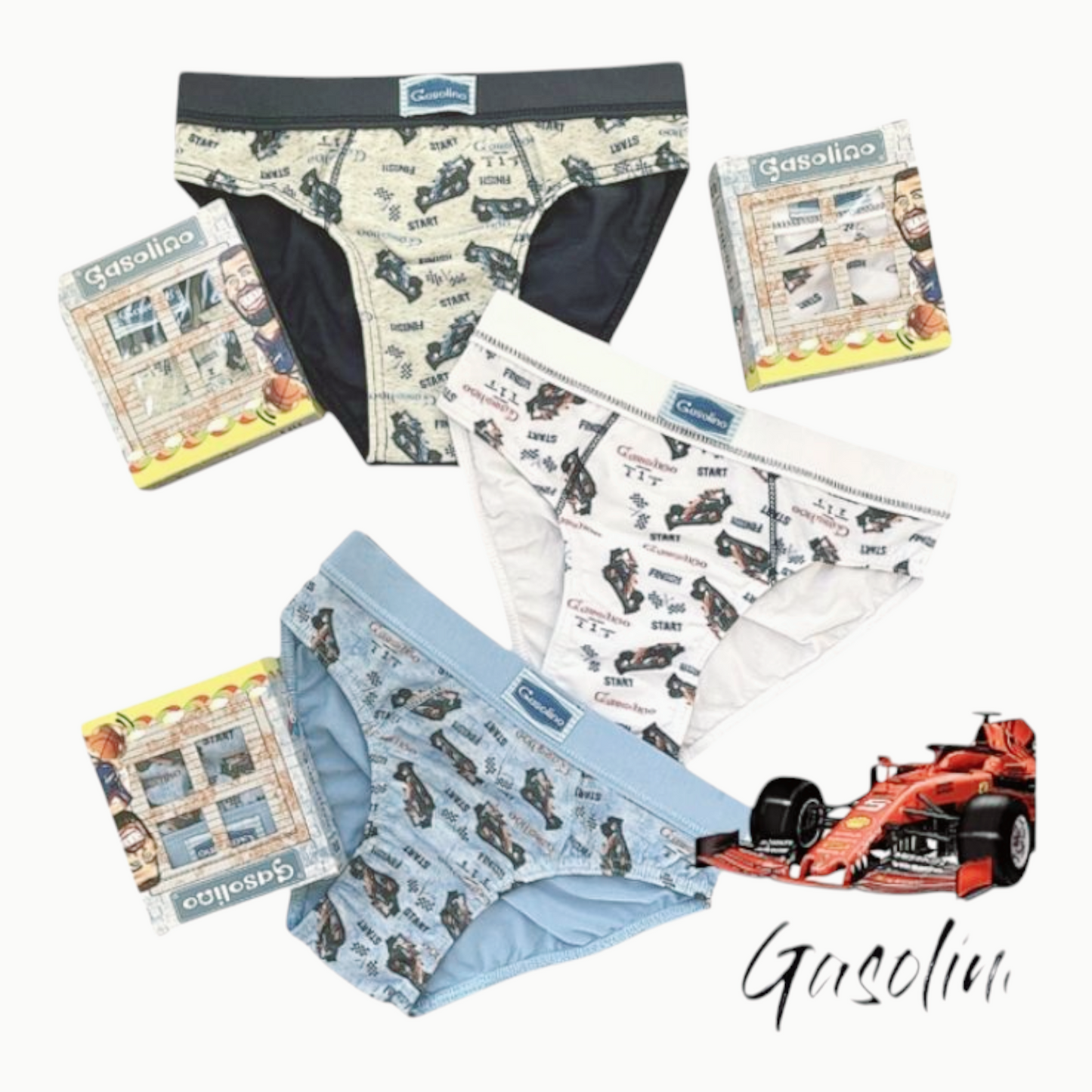 Slip intimo in Cotone da Bimbo - Marca Gasolino