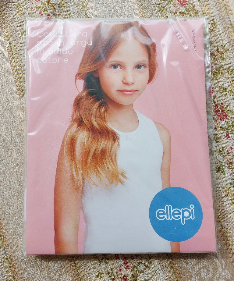 Canotta in caldo cotone da bambina