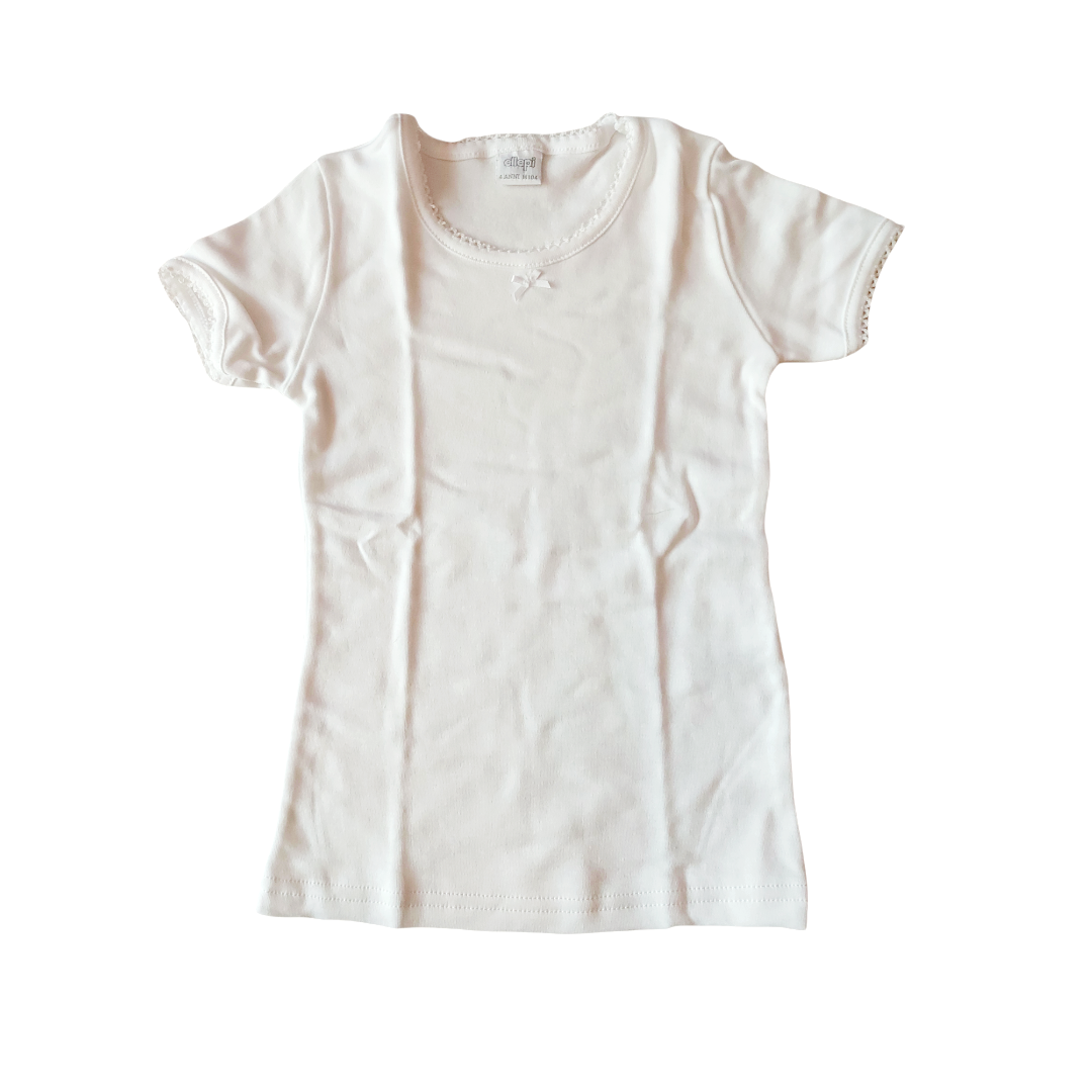Maglia intima caldo cotone da bambina