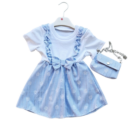 Abito Baby Strass