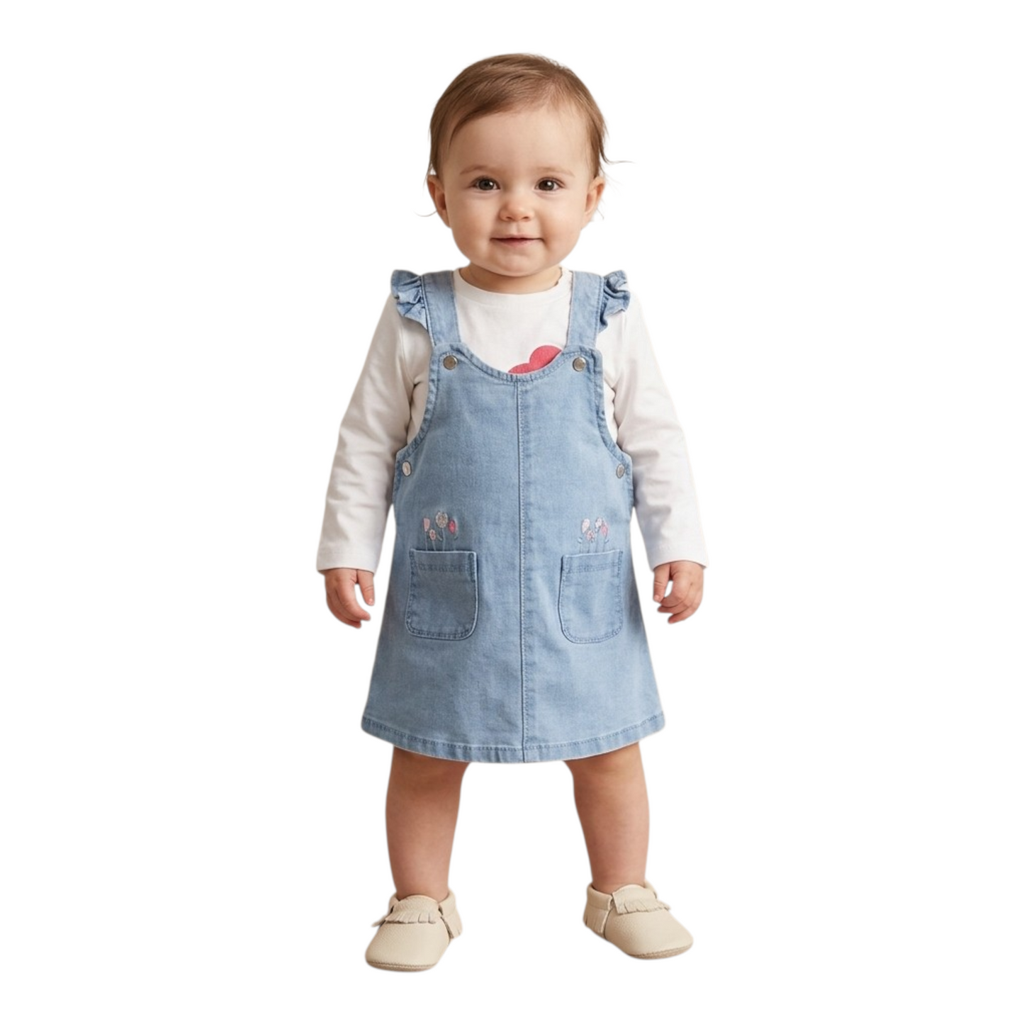 Scamiciato Jeans Neonata