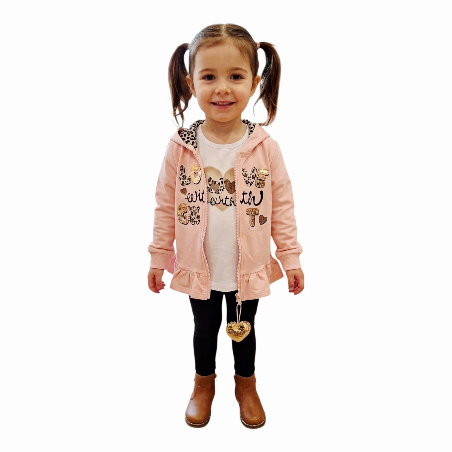 Completo Bambina Love Cat