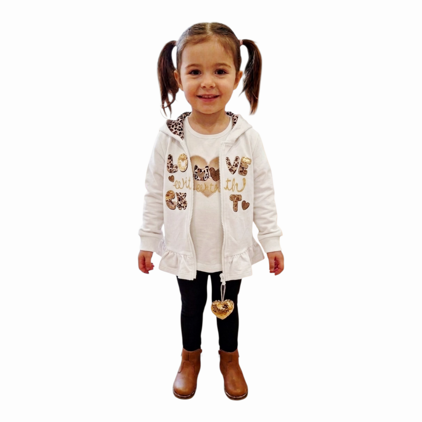 Completo Bambina Love Cat