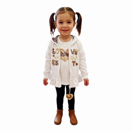 Completo Bambina Love Cat