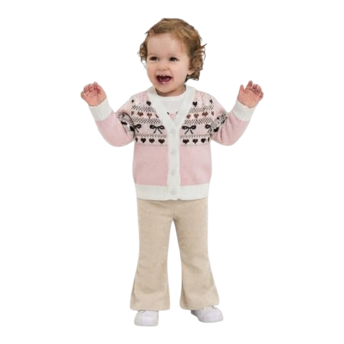 Completo Neonata con Pantalone in Velluto