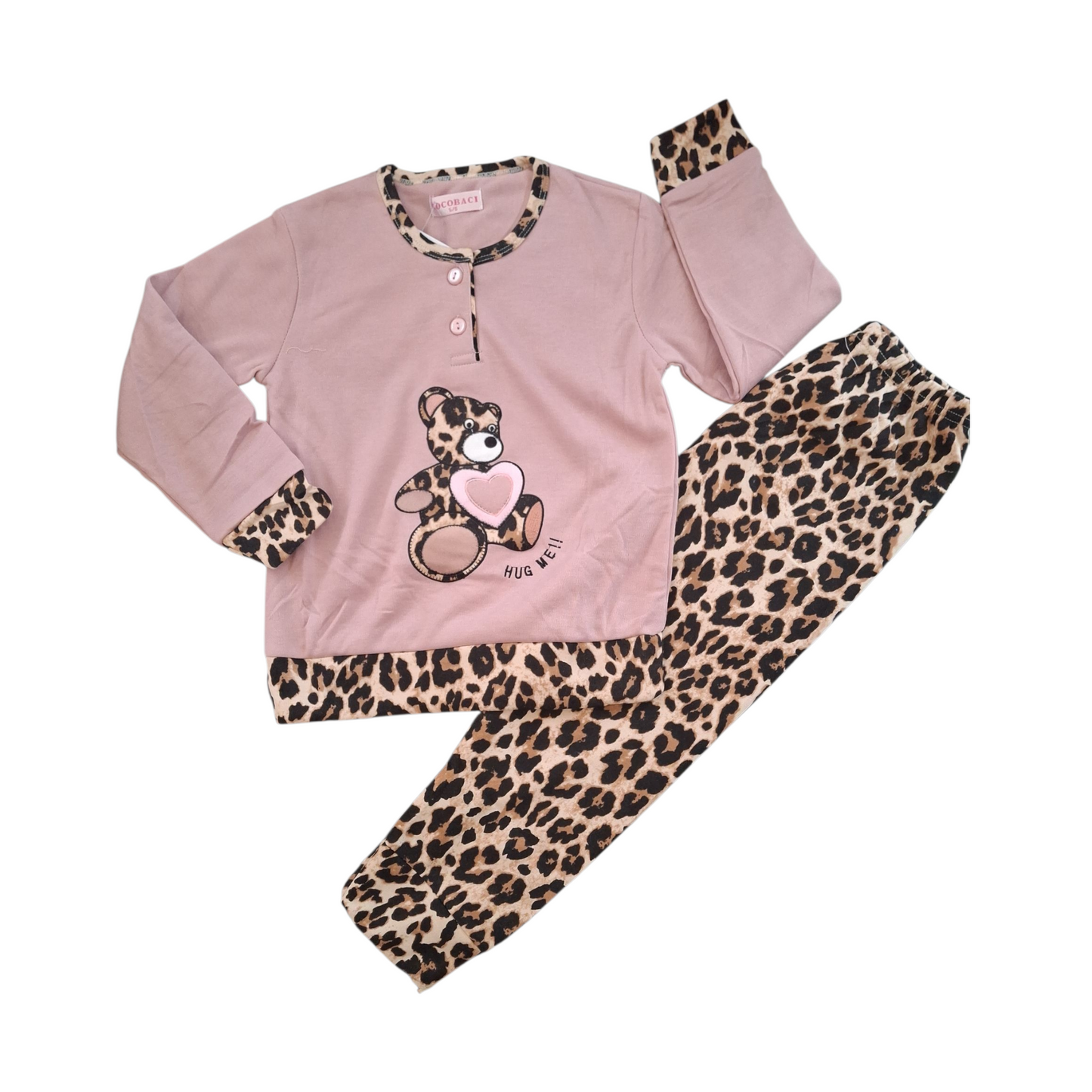 Pigiama Bambina in Cotone Felpato