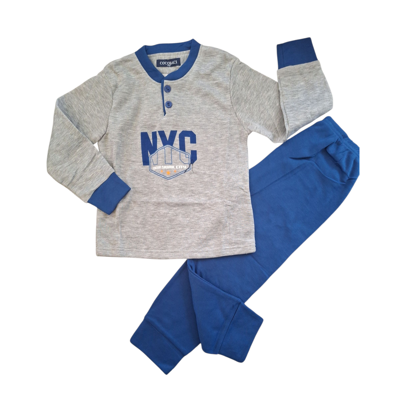 Pigiama Bambino in Cotone Felpato