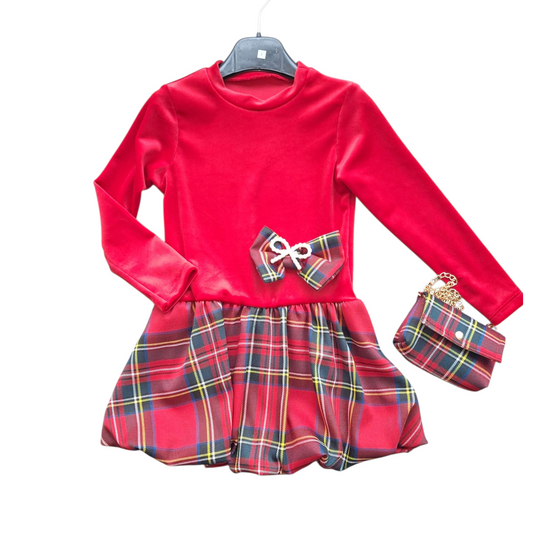 Abito Bimba Fiocco di Perle