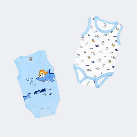 Coppia di Body Neonato Confezione da 2 body