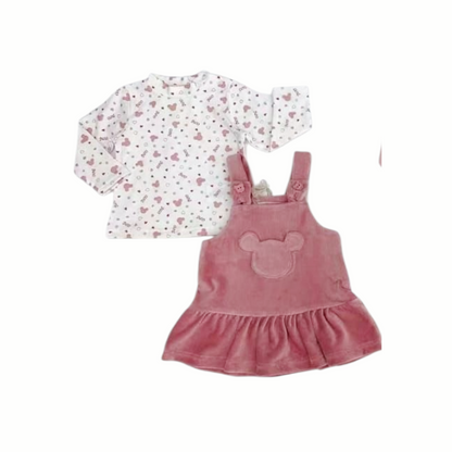 Salopette Neonata Cuore