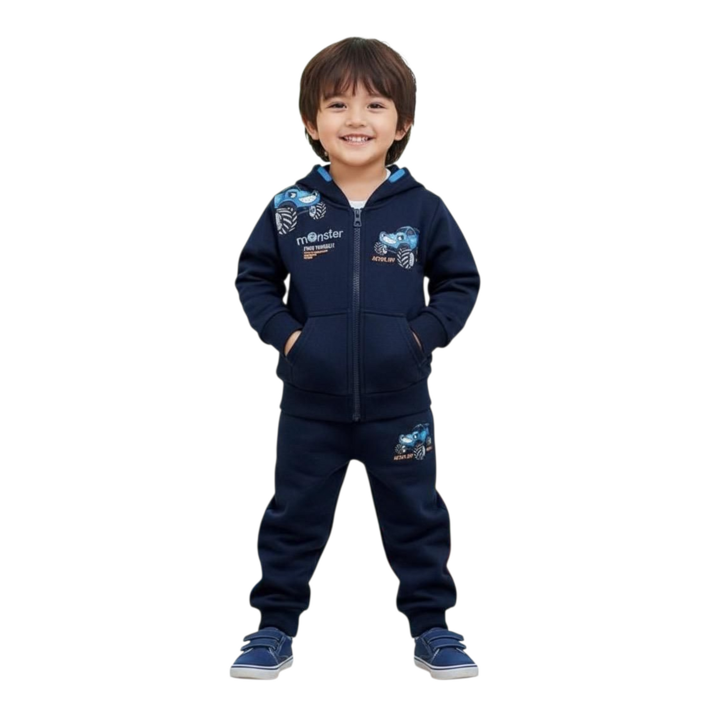 Completo Baby Bimbo 3 pezzi Monster Truck