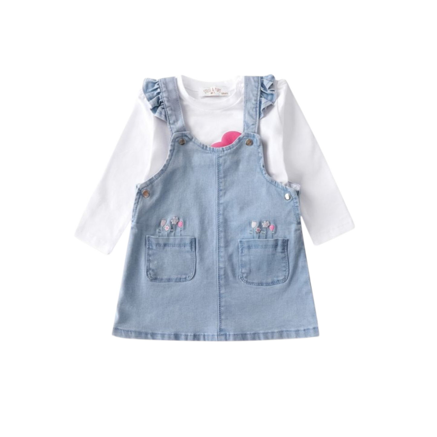 Scamiciato Jeans Neonata