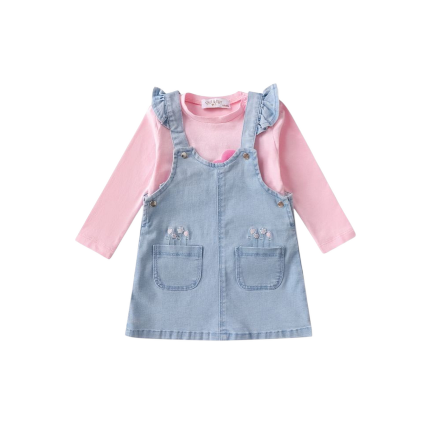 Scamiciato Jeans Neonata