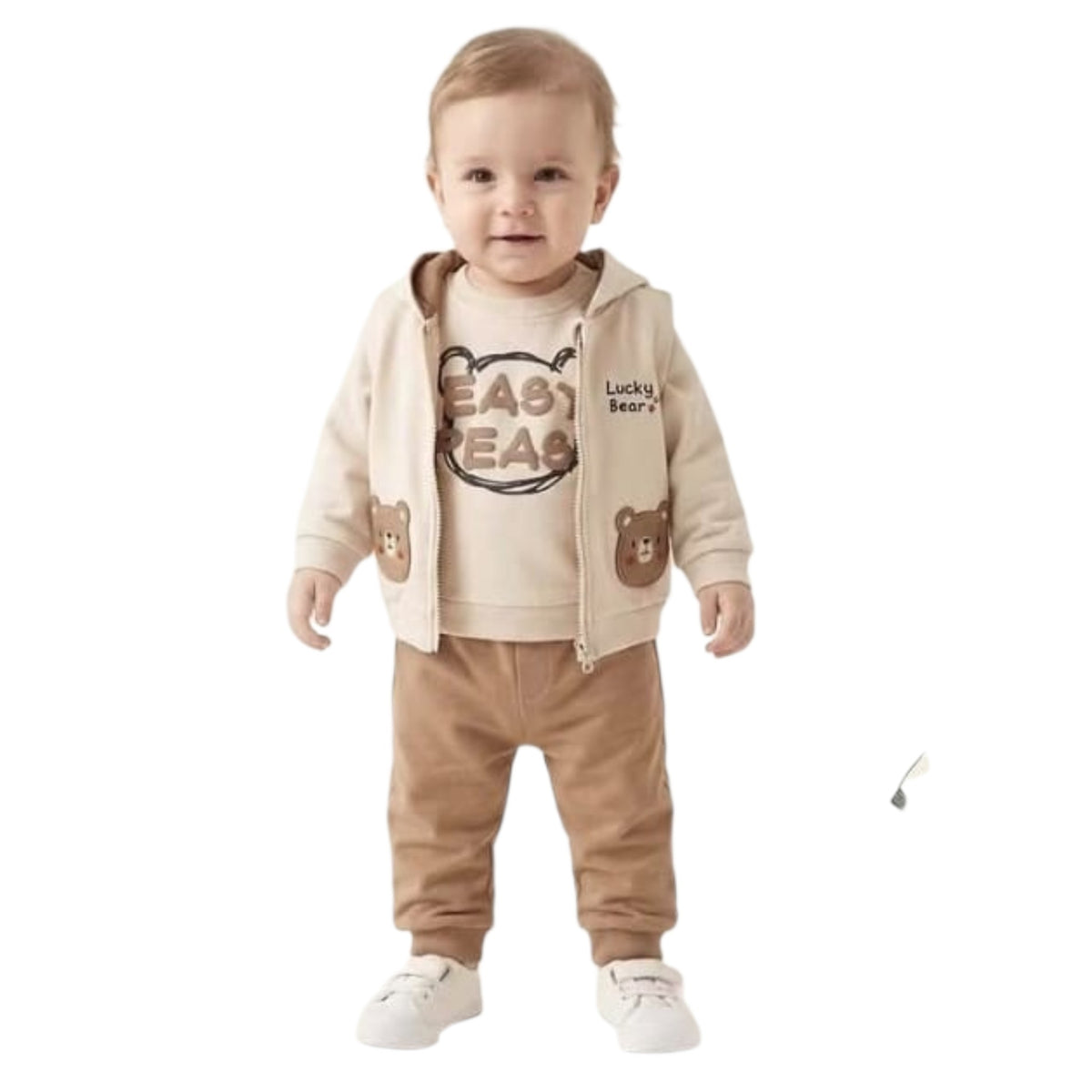 Completo Neonato Bear con Gilet