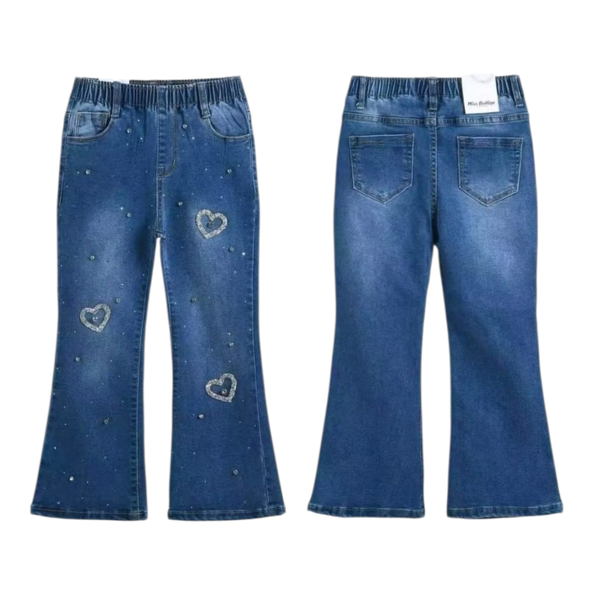 Jeans Bambina a Zampa