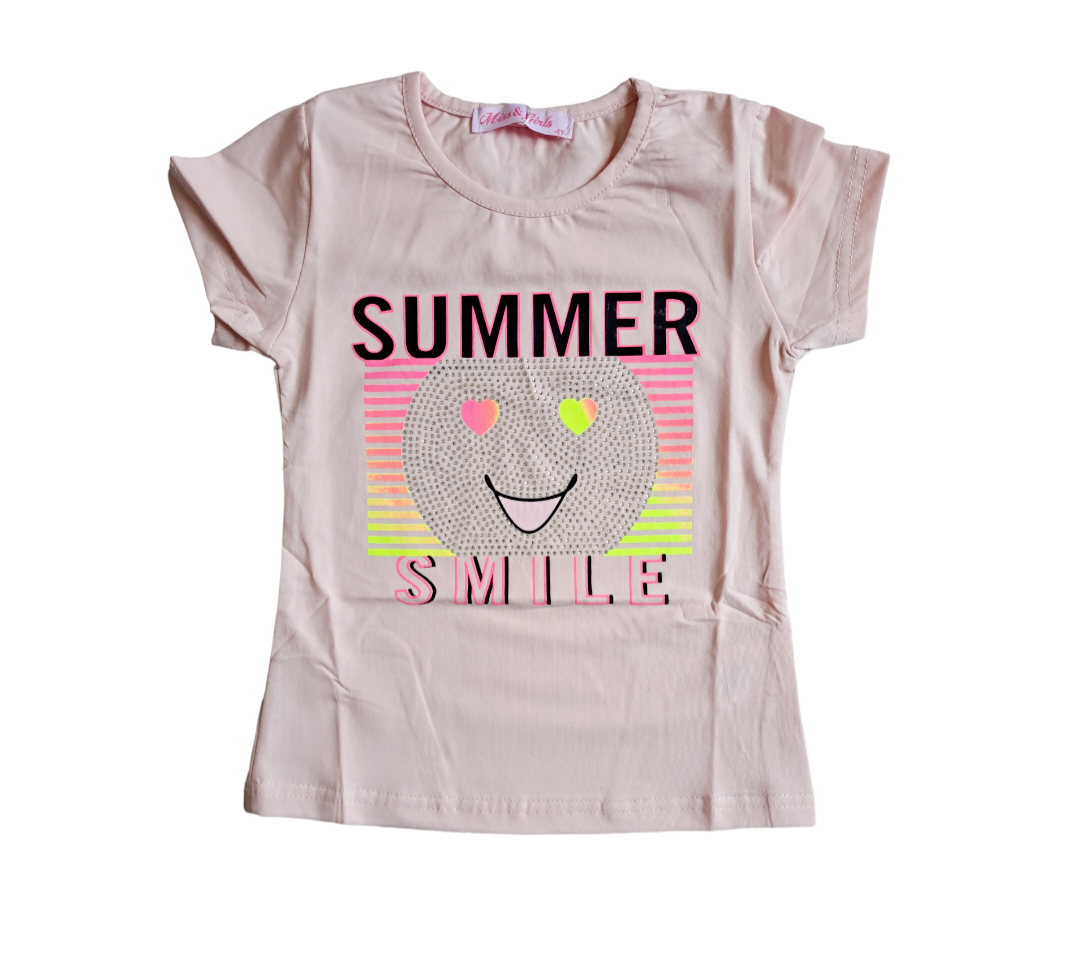 T-shirt bimba Smile