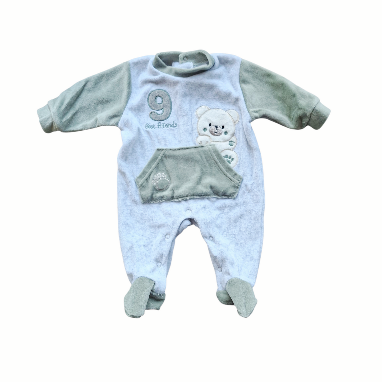 Tutina Neonato Ciniglia