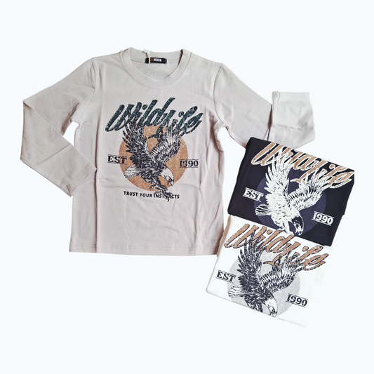 T-shirt Bimbo Caldo Cotone