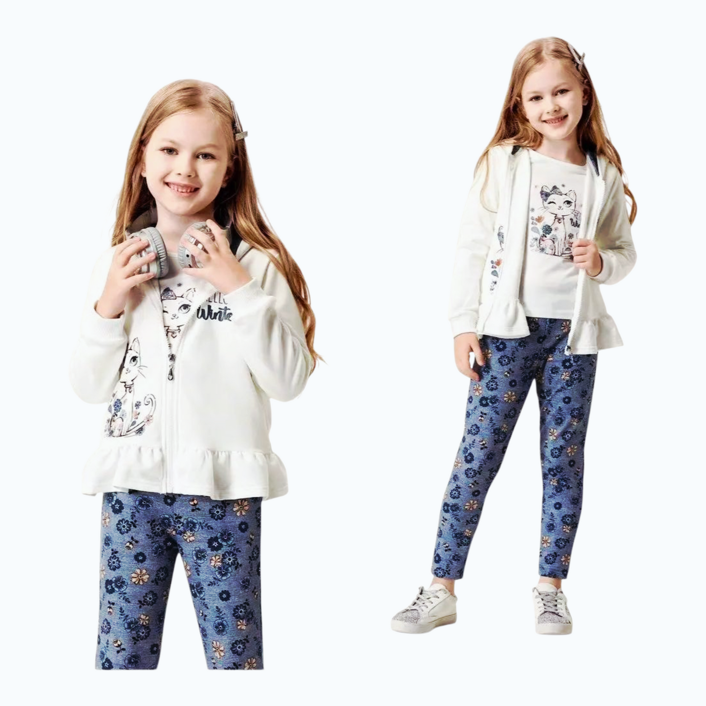 Completo 3 pezzi Bimba Gattina