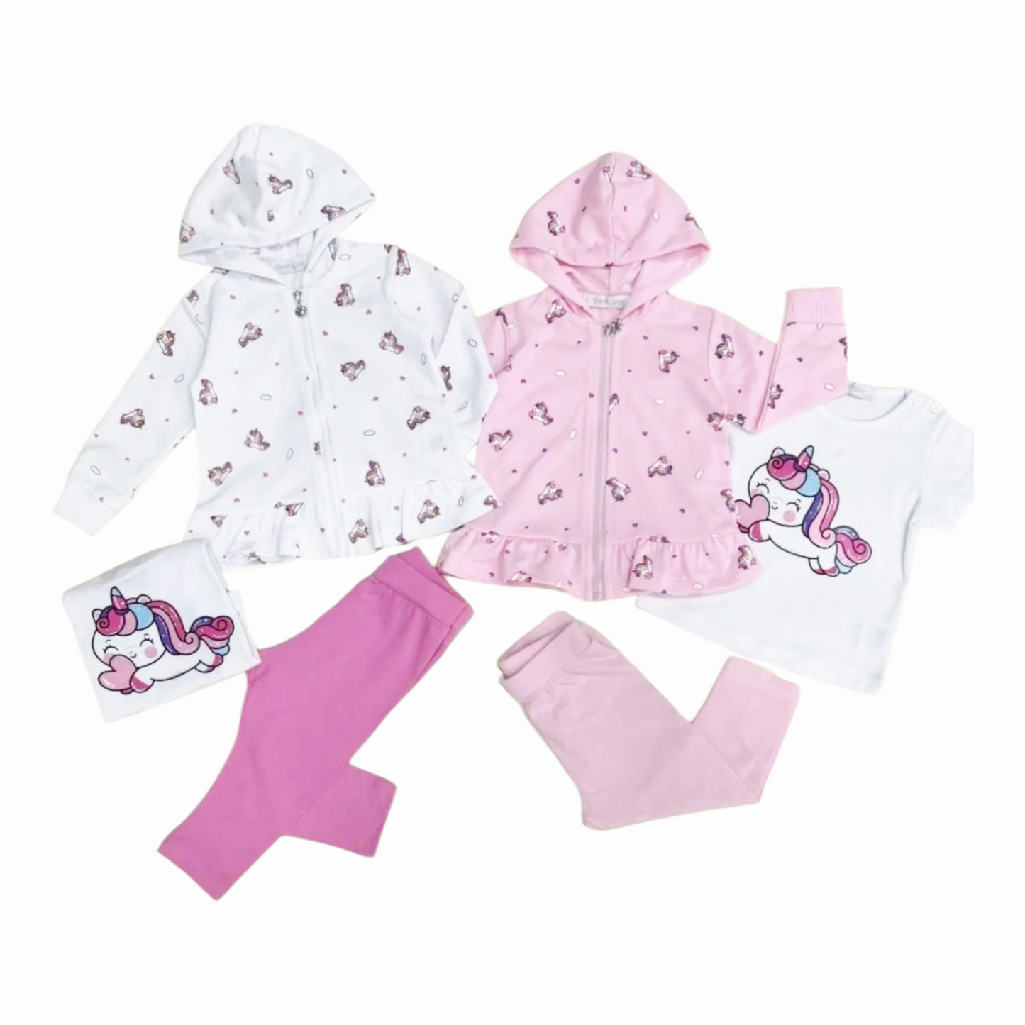 Completo Neonata Unicorno