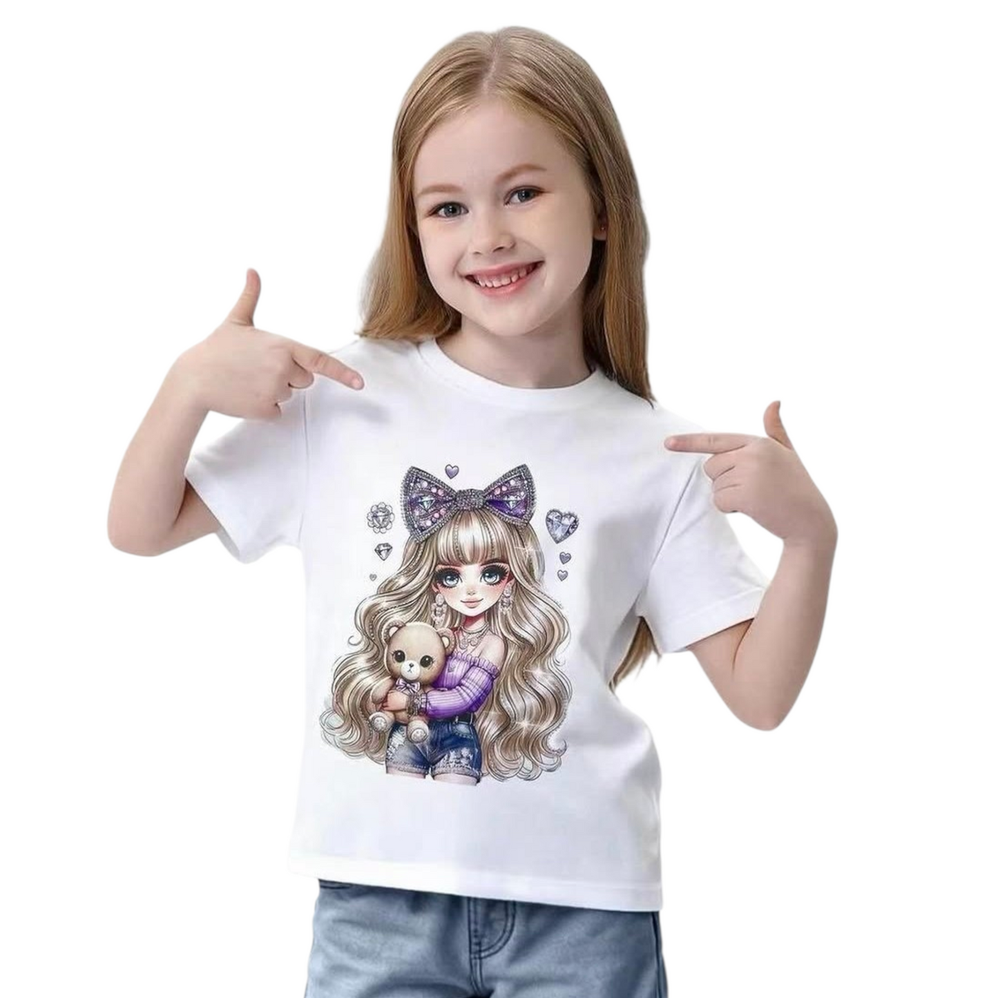T-shirt Bimba Glamour