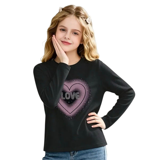 Maglietta Ragazza Cuore