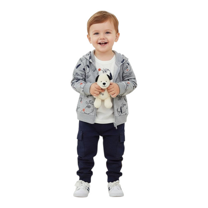 Completo 3 pezzi Neonato Dogs