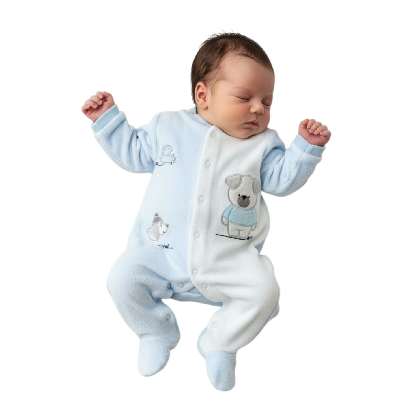 Tutina Neonato in Ciniglia